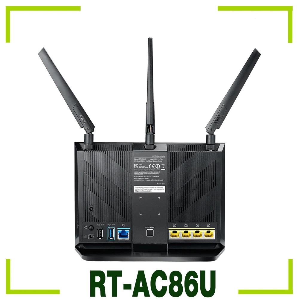 Ƽ AC2900  Ƽ  , Ϻϰ ۵,   RT-AC86U, 2.4GHz, 5GHz, 1600Mbps, 4 Ʈ ⰡƮ